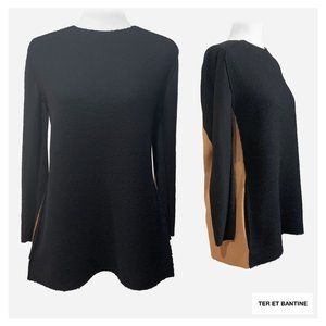 TER ET BANTINE Block Top Raw Edge on the front
